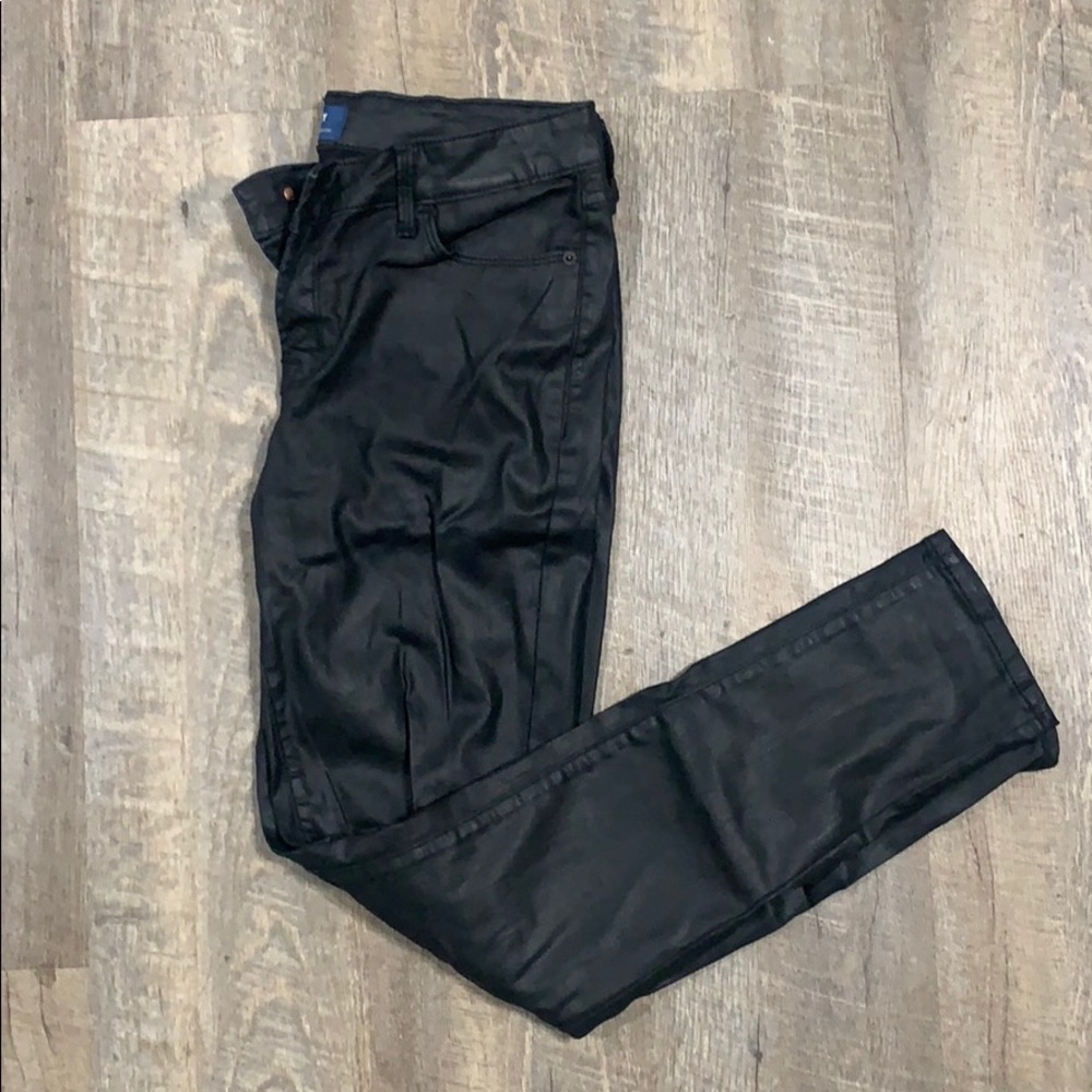 Old Navy Faux Leather pants. Size 8 regular.